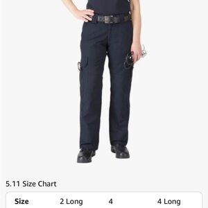 5.11 Tactical Women's Dark Navy Cargo Pants (Size 4)